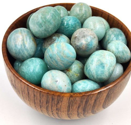 Tumbled Stone - Loose Amazonite (Set of 12)