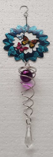 Wind Spinner - Butterflies (25cm)