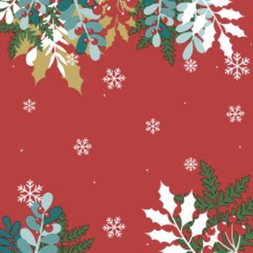 Luncheon Napkin - Merry Holly