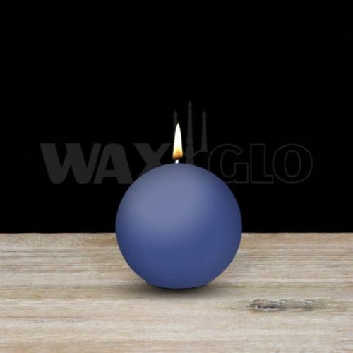 Waxglo Candle - 60mm Dia BALL CANDLE - WEDGEWOOD BLUE