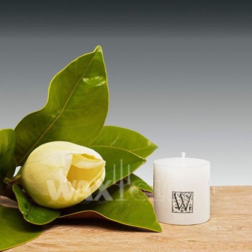 Waxglo Candle - 50x50mm SMOOTH FINISH CYLINDER -WHITE