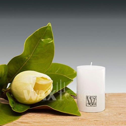 Waxglo Candle - 50x75mm SMOOTH FINISH CYLINDER -WHITE