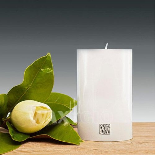 Waxglo Candle - 100x150mm Smooth Finish Cylinder -White