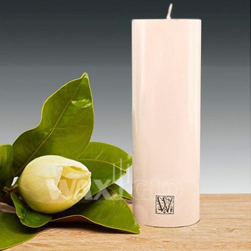 Waxglo Candle - 70x225mm Smooth Finish Cylinder -Cream