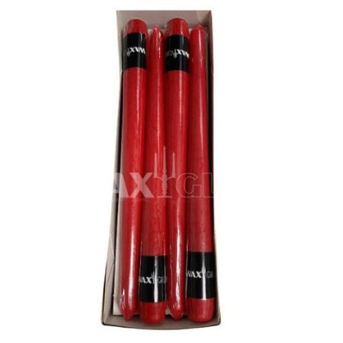 Waxglo Candle - 250mm WRAPPED TAPER -RED