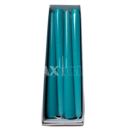 Waxglo Candle - 250mm UNWRAPPED TAPER - TURQUOISE