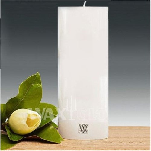 Waxglo Candle - 100x460mm SMOOTH FINISH CYLINDER -WHITE