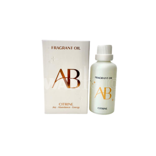 50ml Aromabotanicals Citrine Fragrance Oil with grapefruit, lemon, and peppermint, perfect for diffusers and potpourri.