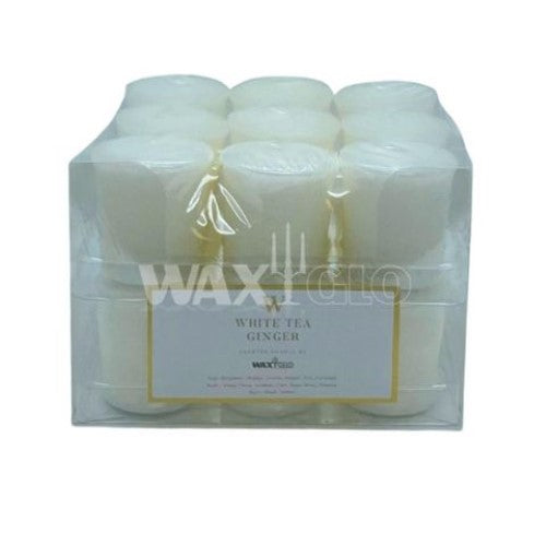 Waxglo Scented Candle - 50mm SCENTED VOTIVE CANDLE (18pk) -WHITE