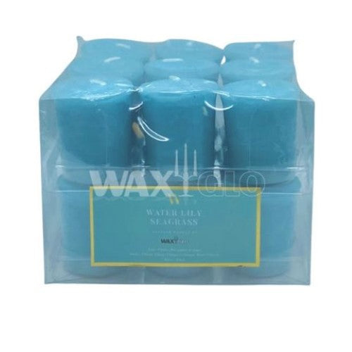 Waxglo Scented Candle - 50mm SCENTED VOTIVE CANDLE (18pk) -WATER