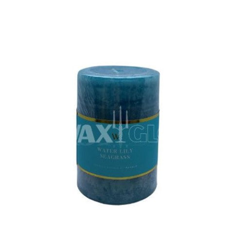 Waxglo Scented Candle - 70x100mm W-SCENTED RANGE CYLINDER -WATER