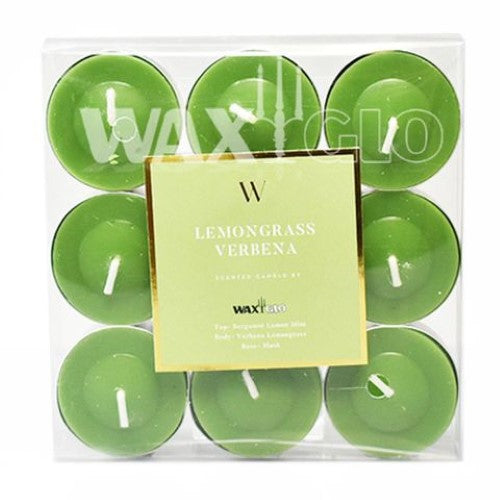 Waxglo Scented Candle - W SCENTED RANGE 4 HOUR TEALIGHT (9pk) -L