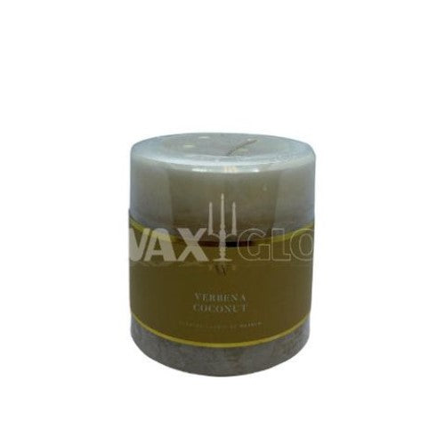 Waxglo Scented Candle - 90x90mm W-SCENTED RANGE CYLINDER -VERBEN