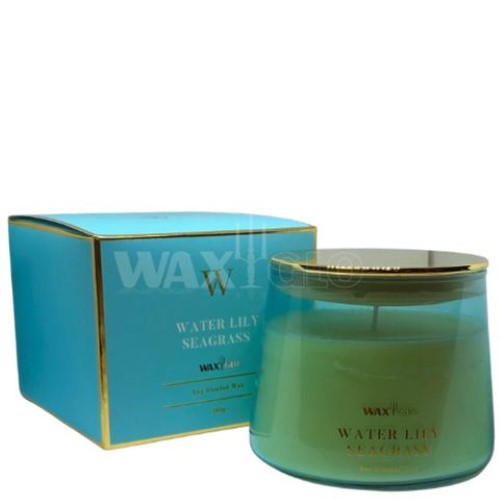 Waxglo Scented Candle - 260g Jar Candle W-Scented -Water Lily Se