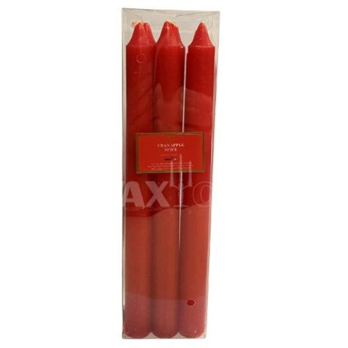 Waxglo Scented Candle - 250mm W-SCENTED TAPER -CRANAPPLE SPICE (