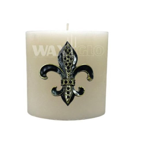 Waxglo Candle - Metal Fleur De Lis Candle Pin -Black