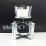 Waxglo- 340mm High Zinc Iron Holder W Glass Hold