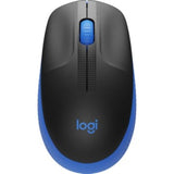 Logitech M190 Full-Size Wireless Mouse - Optical, Ergonomic Design, 10m Range, 18-Month Battery Life