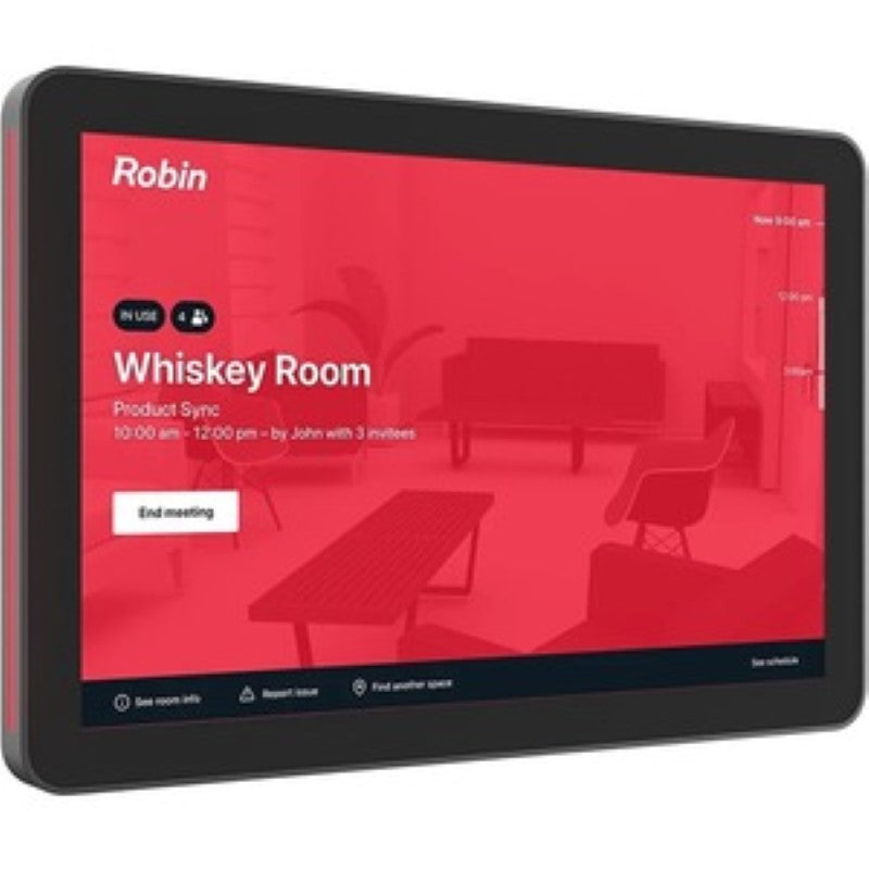 Logitech Tap Scheduler Graphite - Smart Meeting Room Management Panel with 10" Screen