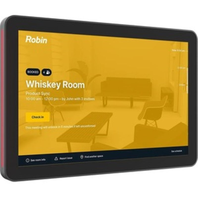 Logitech Tap Scheduler Graphite - Smart Meeting Room Management Panel with 10" Screen