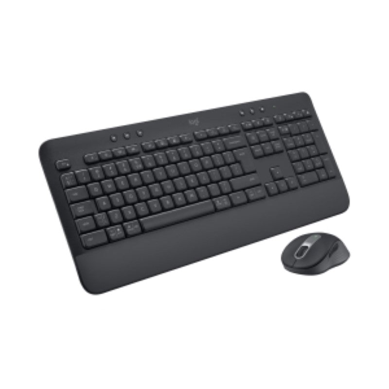 Logitech MK650 Wireless Keyboard and Mouse Combo for Business - Ergonomic, USB & Bluetooth