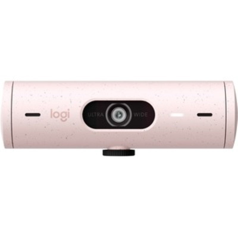 Logitech BRIO 4MP Webcam - 60fps HD Video, Auto-Focus, Digital Zoom - Rose, USB Type C