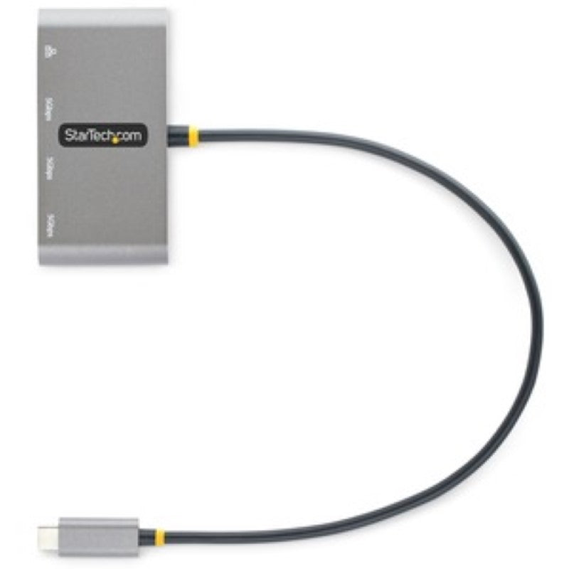 Smartfox AU USB 3.2 Type C Hub with Gigabit Ethernet - 3 USB-A Ports - Portable and Compact