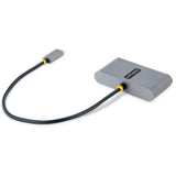 4-Port USB-C Hub with 100W Power Delivery, 2 USB-A & 2 USB-C Ports, 5Gbps Speed