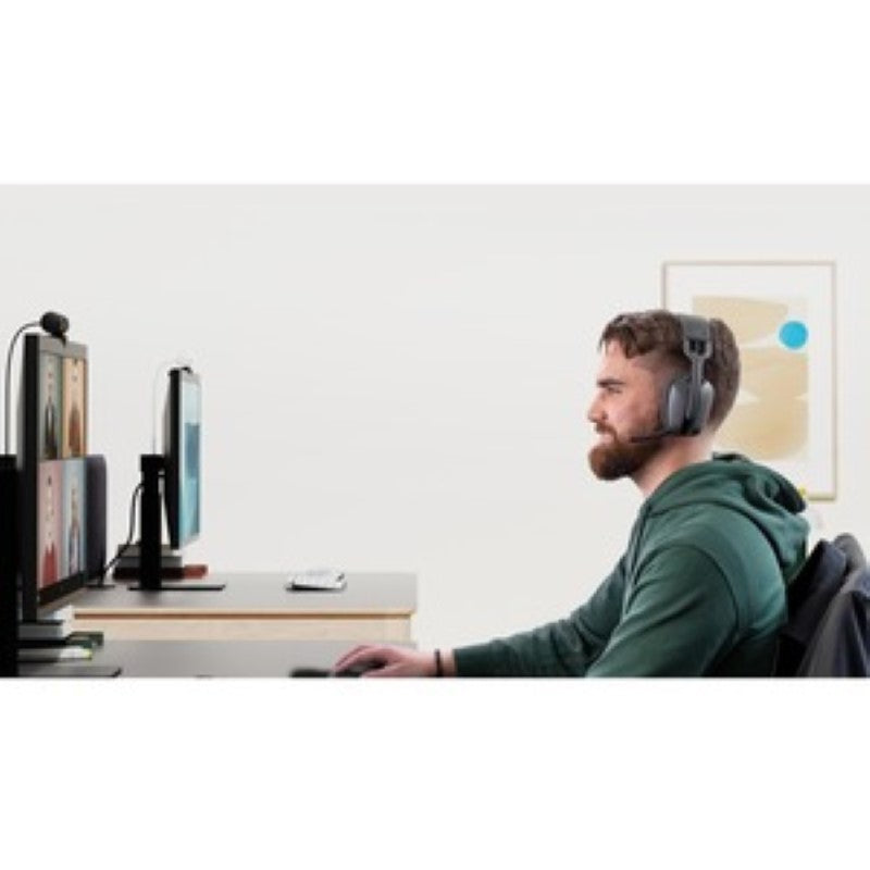 Logitech Zone Vibe Wireless Headset - Stereo Bluetooth - USB-C, Noise-Cancelling Mic, Comfort