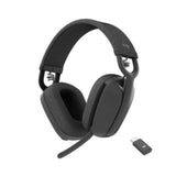 Logitech Zone Vibe Wireless Headset - Stereo Bluetooth - USB-C, Noise-Cancelling Mic, Comfort