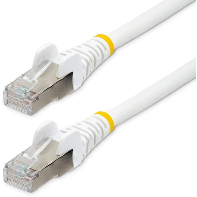 5m CAT6A LSZH Ethernet cable with 10Gbps speed, PoE support, and snagless RJ45 connectors for stable network connections.