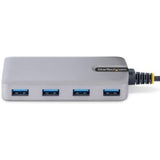 Smartfox AU 4-Port USB-C Hub with 5Gbps Data Transfer, Auxiliary Power & Compact Design
