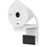 Logitech BRIO 300 Webcam - 1080p HD - USB-C - Auto Light Correction - Off White - 2MP