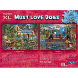 Must Love Dogs 500 Piece XL Jigsaw Puzzle Dock Dogs