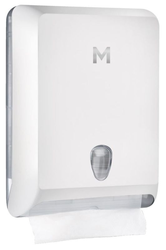 Interfold Towel Dispenser - White, 700 Sheet Capacity