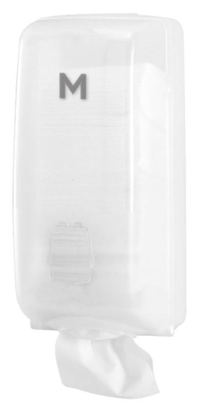 Eco Interleave Tissue Dispenser - White, 700 Sheet Capacity