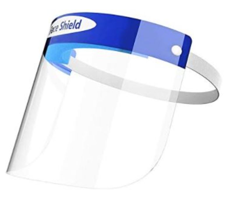 Anti Fog Face Shield - Clear, Elasticated Head Loop (Box of 90)
