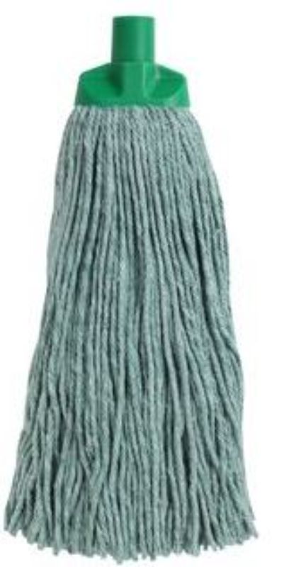 Cut Cotton Mop Head - Green, 400g / 300mm