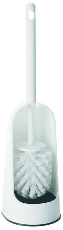 Clean Line Toilet Tidy Set - White
