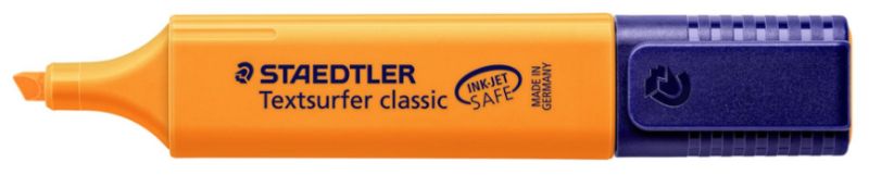 Staedtler Classic Highlighter - Orange, Chisel Tip (Pack of 10)