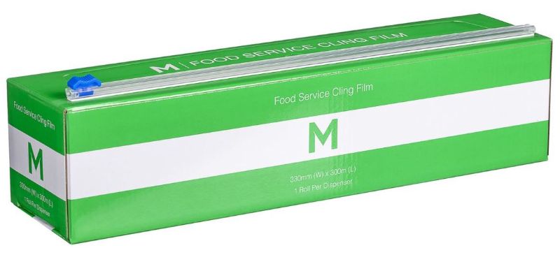 Manual Cling Wrap - Clear, 330mm x 300m x 9mu