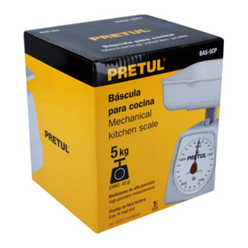 KITCHEN SCALE 5KG CAPACITY - PRETUL