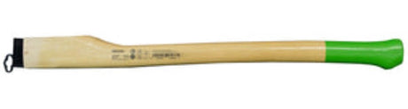 Hickory 800mm axe handle with euro pattern heavy eye design for durability and stability in woodworking tasks.