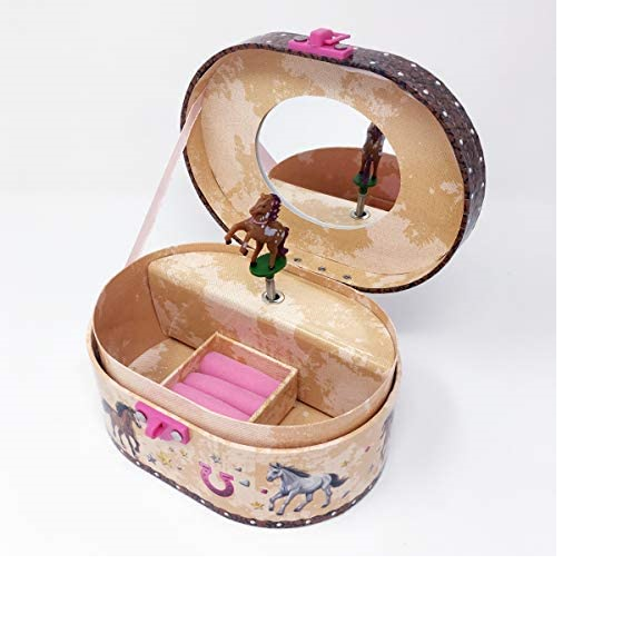Horse Musical Jewellery  Box With Figurine