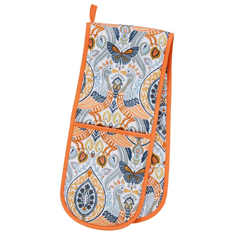 Warm and stylish double gloves by Ulster Weavers featuring elegant patterns, ideal for cold weather and outdoor activities.