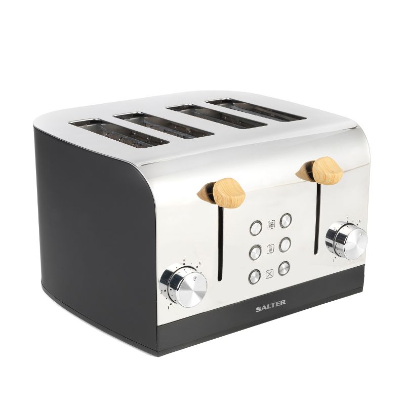 4-Slice Toaster - Salter Skandi (Black)