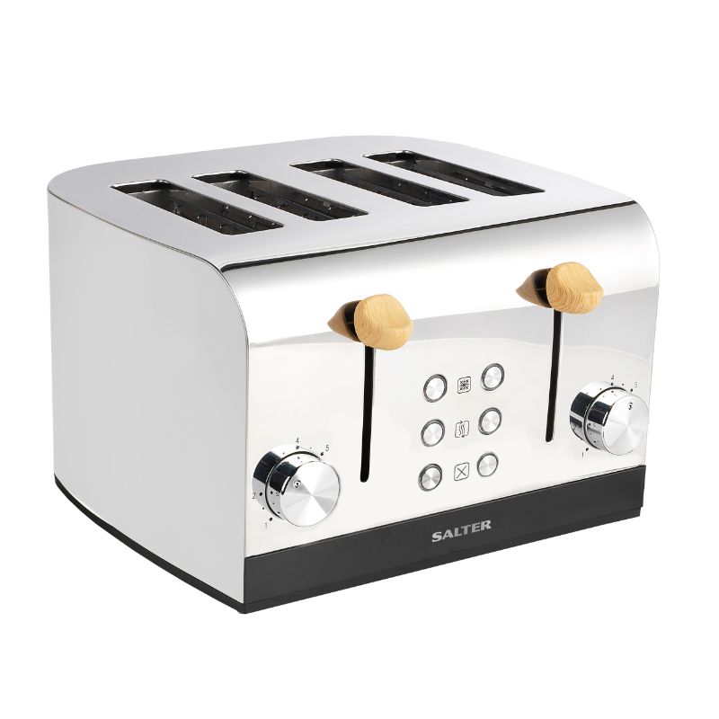 4-Slice Toaster - Salter Skandi (Grey)