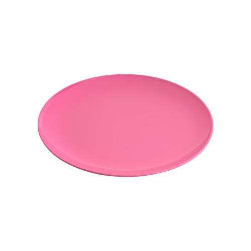 Set of 6 Gelato Pink melamine plates, 20cm, durable, scratch-resistant, and dishwasher safe for elegant dining.