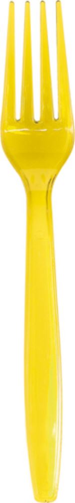 Cutlery Packs - BBQ Yellow Line - 20PK (Duni)