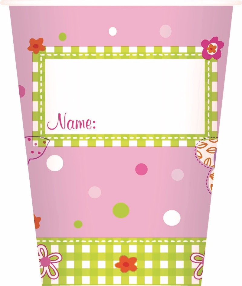 Cups Paper 20cl Pink Fairy - 10PK (Duni)